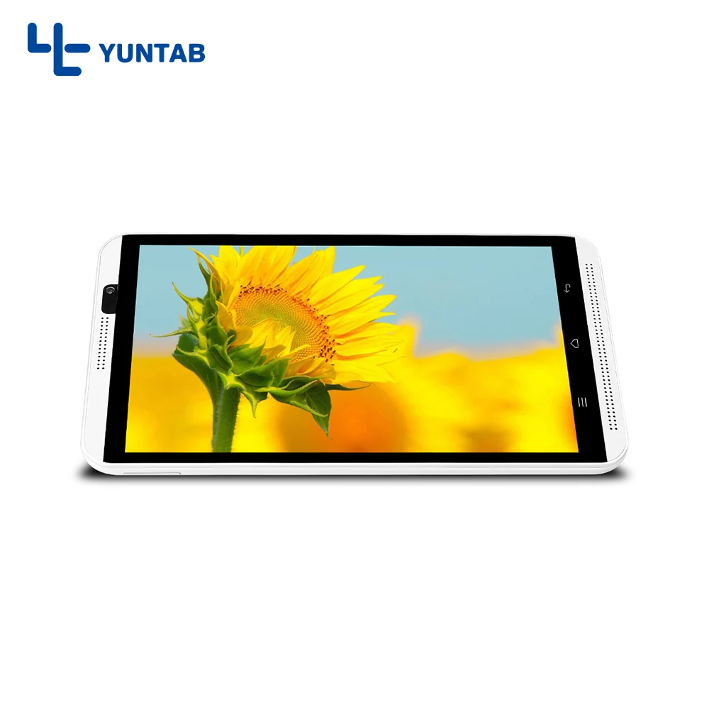 

New!! Yuntab 4g cellphone H8 Android 6.0 Tablet PC Quad-Core 2GB/16GB with dual camera bluetooth 4.0 support SIM card(white)