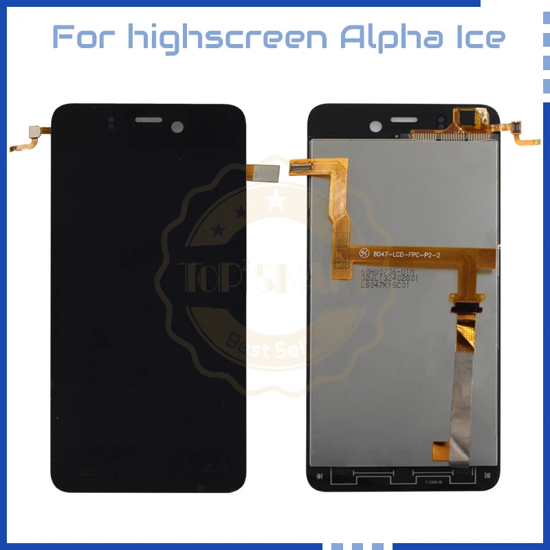 

For Highscreen Alpha Ice LCD Display Original Quality Touch Screen Dispaly for Highscreen Smartphone Free Shipping