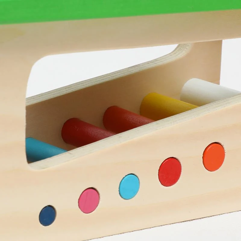  Wooden Sound Knocks Beat Balls Montessori Material Educational Toys For Children Puzzle Music Oyunc