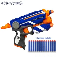 Abbyfrank Hot Fire Infrared Ray Soft Bullets Toy Gun Cheap Blaster Desert Eagle Manual Kids Pistol