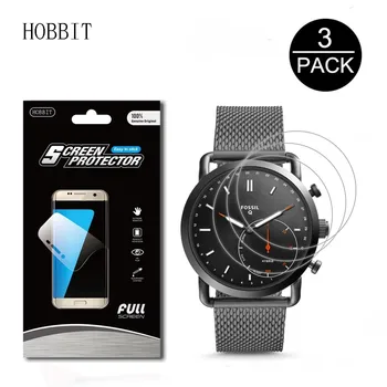 

For Fossil Q Commuter / Q Goodwin Nano Explosion-proof Screen Protector High Definition Anti-shock Smartwatch LCD Guard Film
