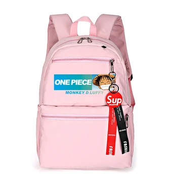 

Anime One Piece Waterproof Nylon Backpack for Women Men Luff Travel Backpacks Female School Bag for Teenage Book Mochilas