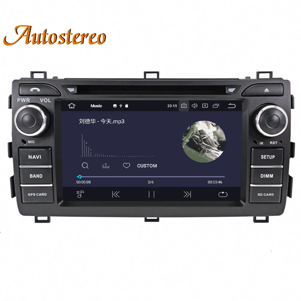 Flash Deal Android 9.0 Car DVD player GPS navigation Stereo unit For Toyota Auris 2013 2014 2015 Auto headunit Satnav multimedia recoder 4