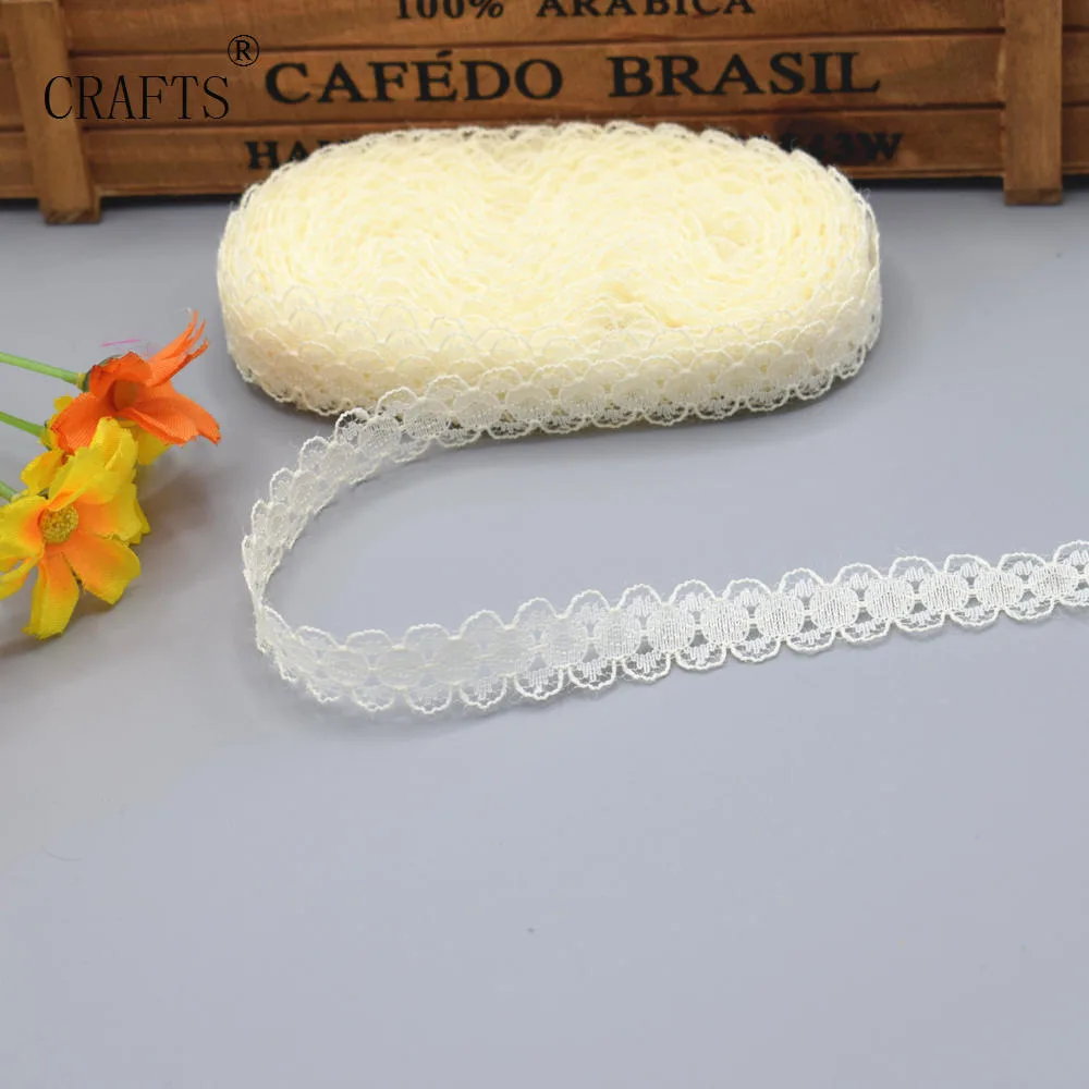 Lace Embroidery 10 yards 14mm wide Lace Ribbon DIY Accessories Fabric Sewing Supplies ribbon decoration ribbon supplies sewing ribbon lace trim ribbon fabric craft supplies