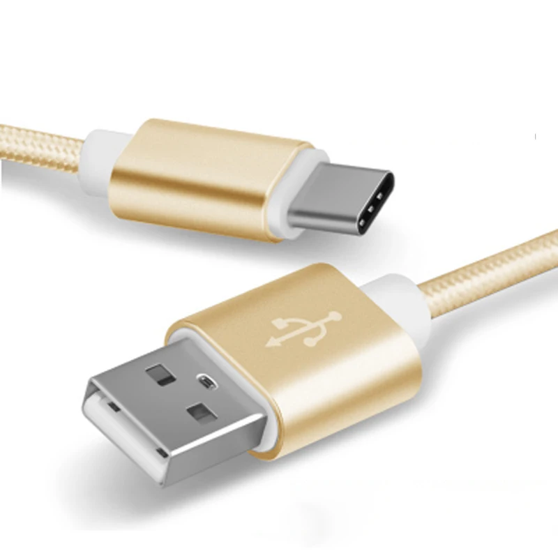 Нейлоновый кабель USB Type C для быстрой синхронизации данных Huawei P30 Pro P40 Lite E Y9S Y7P Y6S