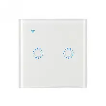 2 Gang вкл/выкл штепсельные бытовые WI-FI Smart настенный светильник дистанционный senser коммутатор для alexa для Amazon для эхо для точка для коснитесь