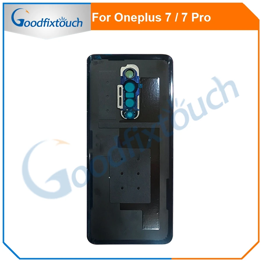 Оригинальное стекло для Oneplus 7 Pro задняя крышка корпуса с камерой len батарея чехол для Oneplus 7 запасные части