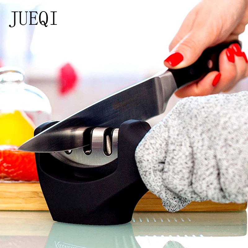 

Little Knife Sharpener 3 Stages Grindstone Kitchen Sharpening Stone Grinder knives Whetstone Diamond Ceramic Sharpener Machine