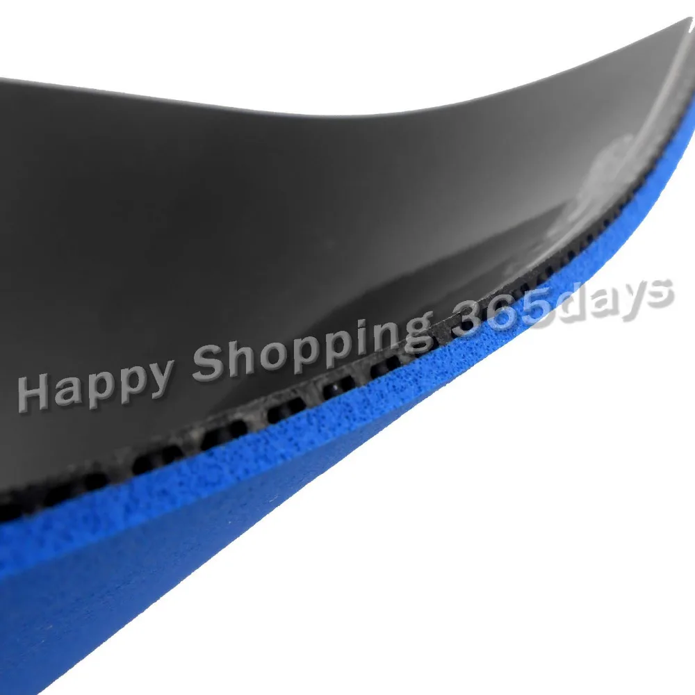 Новая синяя версия 61second Lightning DS Pro. Резина на ракетки для настольного тенниса из пупырчатой и с синим губчатым материалом