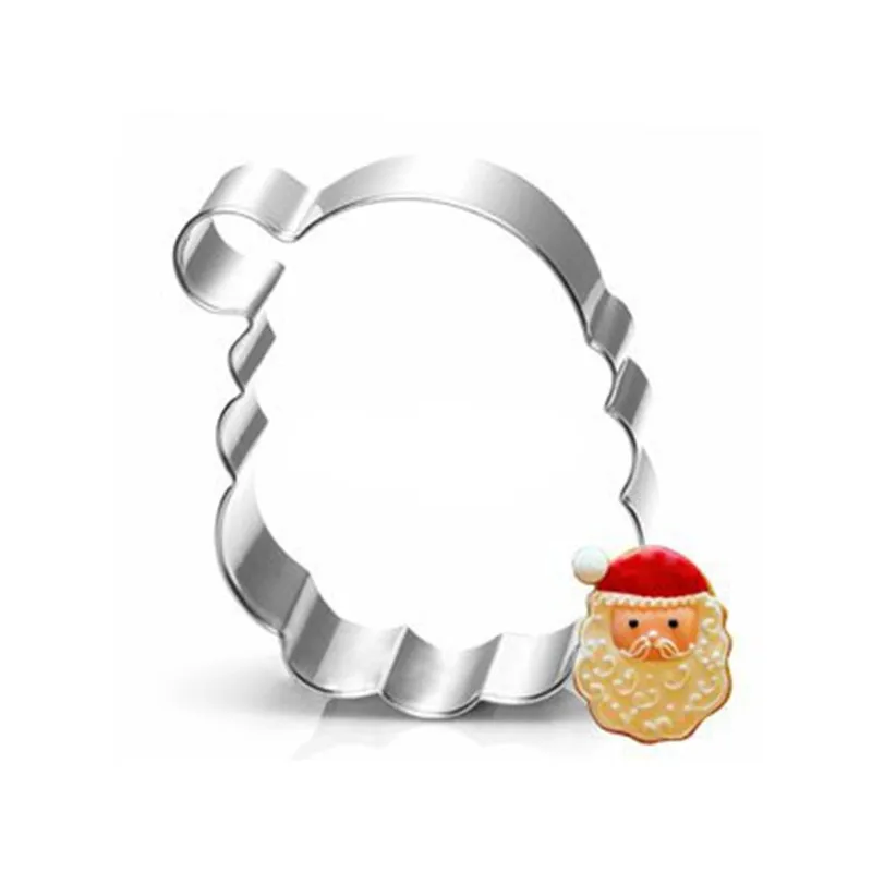DZ175 Santa Claus Biscuit Stamp Cookie Cutter Tools Toy Bakery Kitchen Gadgets Sale Stainless Steel Chinese Market Online DZ175