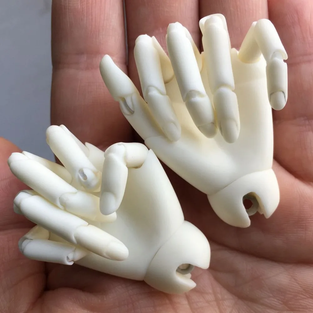 

AOD 1/3 Unisex Heads Without Makeup Doll Jointed Hands BJD Dollfie