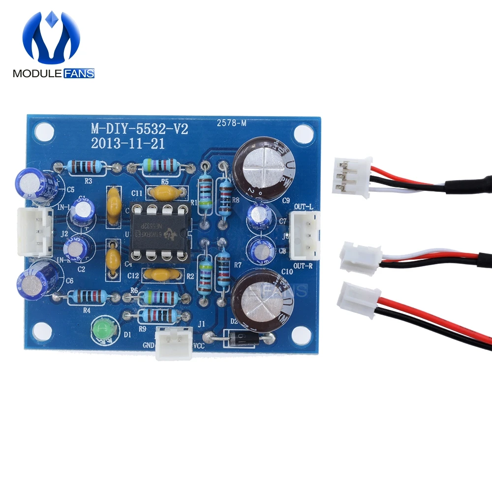 Módulo De Preamplificador HIFI NE5532, Asixx HIFI OP-AMP Amplificador NE5532 De Asixx