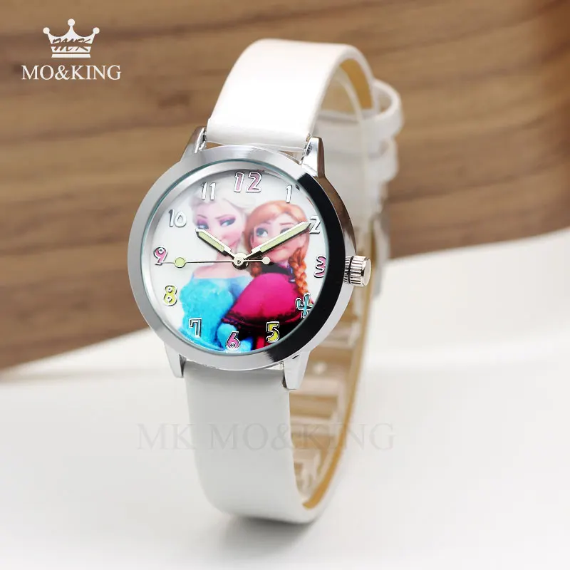 Reloj Infantil детские часы Снежная королева принцесса Эльза Анна София мультфильм детские часы кварцевые наручные часы Relojes