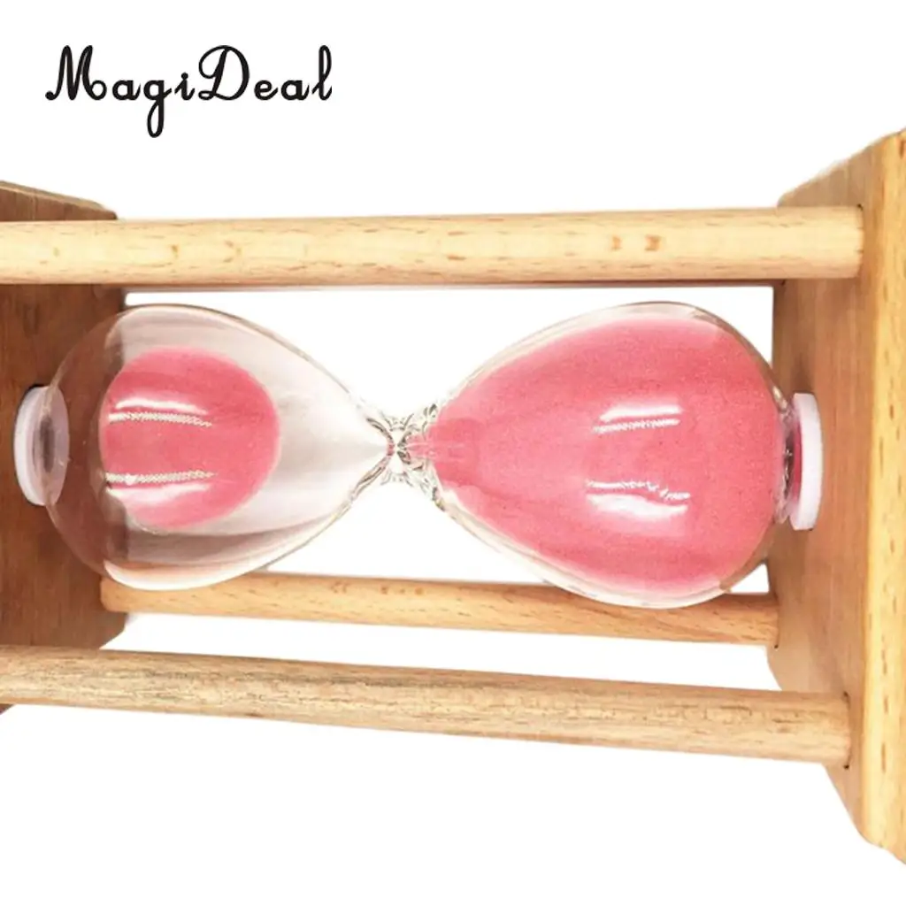 20 Minutes Shatterproof Cooking Timer Hourglass Home Decoration,Pink