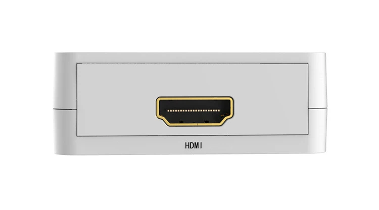 10 шт./лот мини VGA2HDMI 1080 P адаптер разъем VGA конвертер HDMI с аудио для проектора портативных ПК к HDTV С посылка