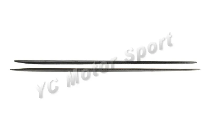 Acessórios do Carro de Fibra de Carbono Apto para 2020-2020 Estilo Saias Laterais W205 C63 Sedan Lado Saia Enfeite Inserir Oem mb 2 mb W205 C63 Sedan Lado Saia Enfeite inserir