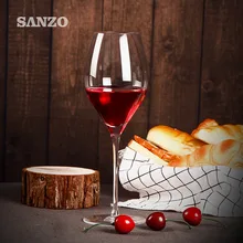 Бессвинцовый хрустальный бокал для вина, Виноградная чашка, прозрачный стеклянный бокал, чашка 2 палочки 900003/900005/900007