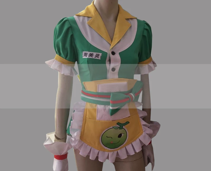 Game Overwatch OW Mei Ling Zhou Whole Set Cosplay Costume Overwatch Uniform Suit