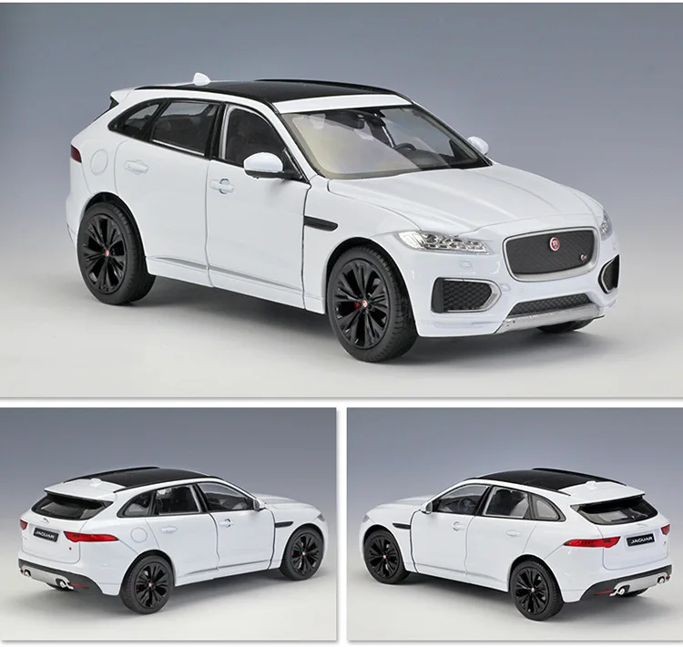 WELLY 1/24 масштаб Британия Ягуар F-Pace SUV литая модель металлическая модель автомобиля игрушка для подарка/детей/коллекции