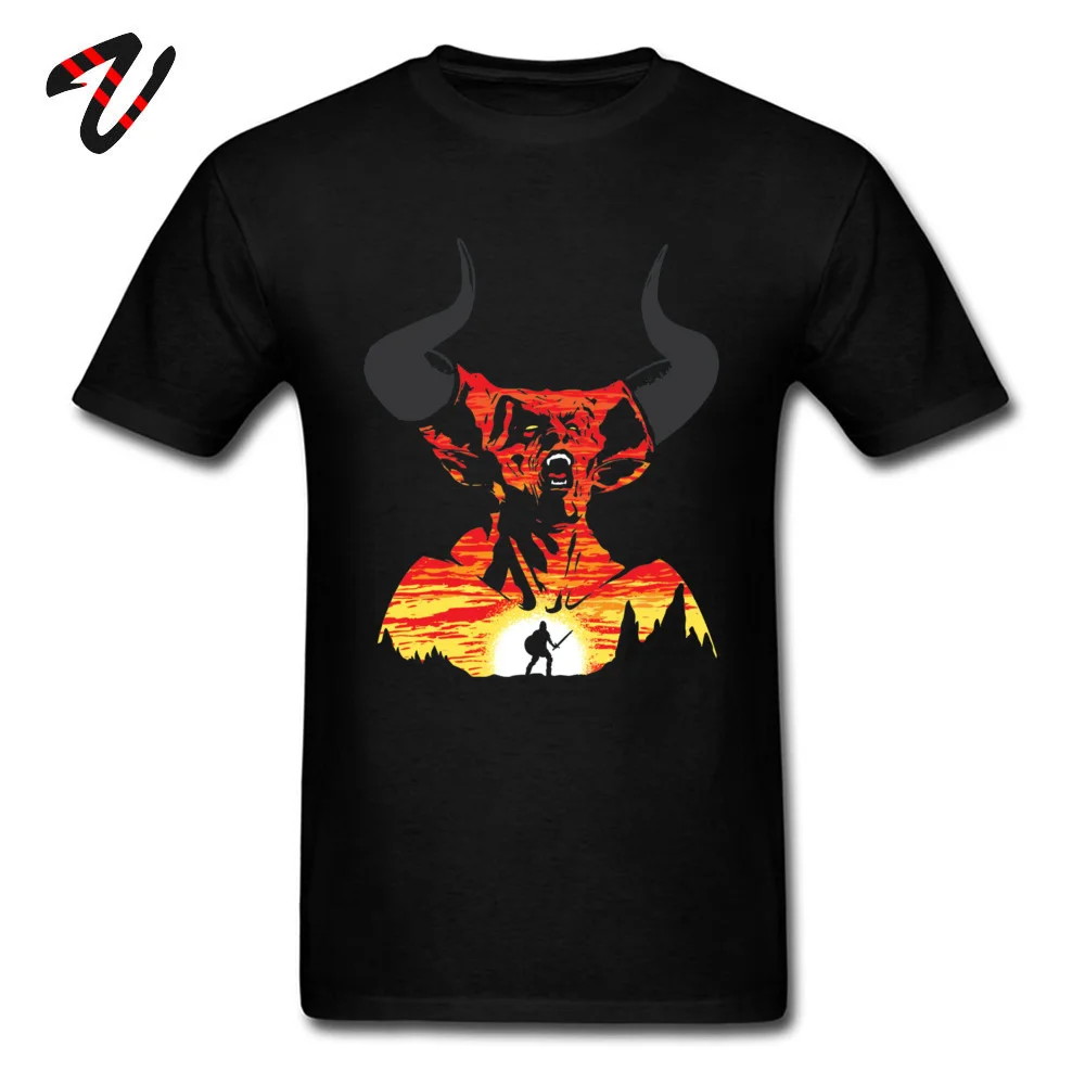 Solace of the Shadows All Cotton Student Short Sleeve Tops & Tees Geek Autumn T Shirt Printed On Sweatshirts Classic Crewneck Solace of the Shadows 14580 black