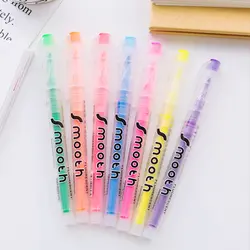1 шт. творчески разноцветные маркеры косой голову Mark ручка дети граффити рисунок цветной крючок Pen Tool ручка