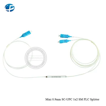 

Free shipping 10pcs/lot Mini 0.9mm SC-UPC 1x2 SM PLC Splitter Fiber Optic steel tube mini 0.9mm SC-UPC 1x2 SM PLC Splitter