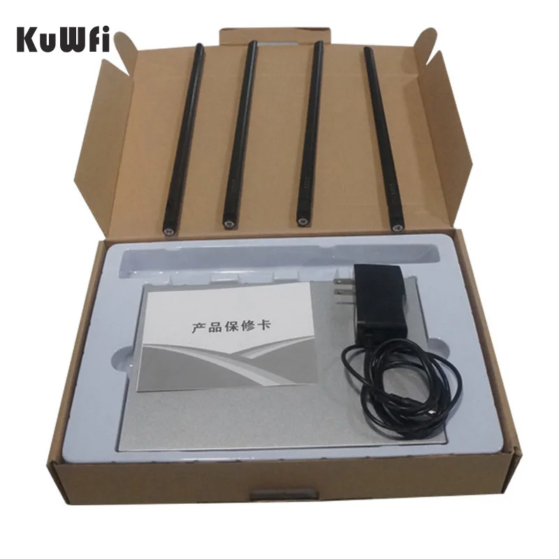 Беспроводной маршрутизатор KuWFi OpenWrt 1200 Мбит/с 1 Вт 2 4 ГГц 5 8 ГГц|powerful wireless router|high power
