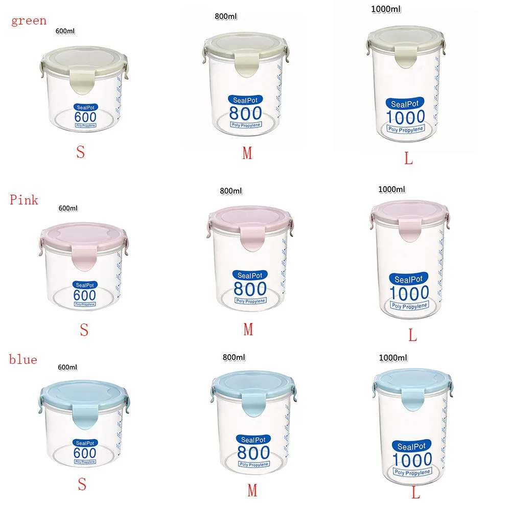 1 шт. высокое качество кухонная коробка для хранения герметизация сохранение пищи пластиковый контейнер для свежего горшка горячий ящик Органайзер чехол для кухни