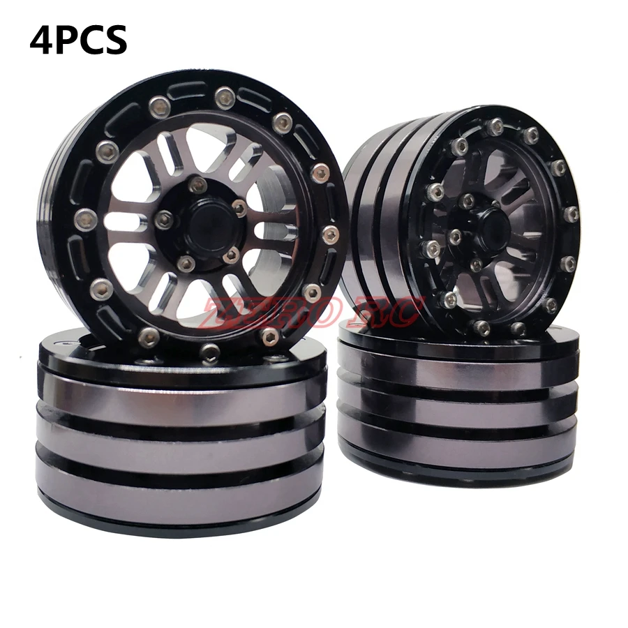 Колесо гусеничное из сплава 1 9 дюйма для RC4WD D90 AXIAL SCX10 90046 TF2 CC01 4 шт.|rock crawler|beadlock