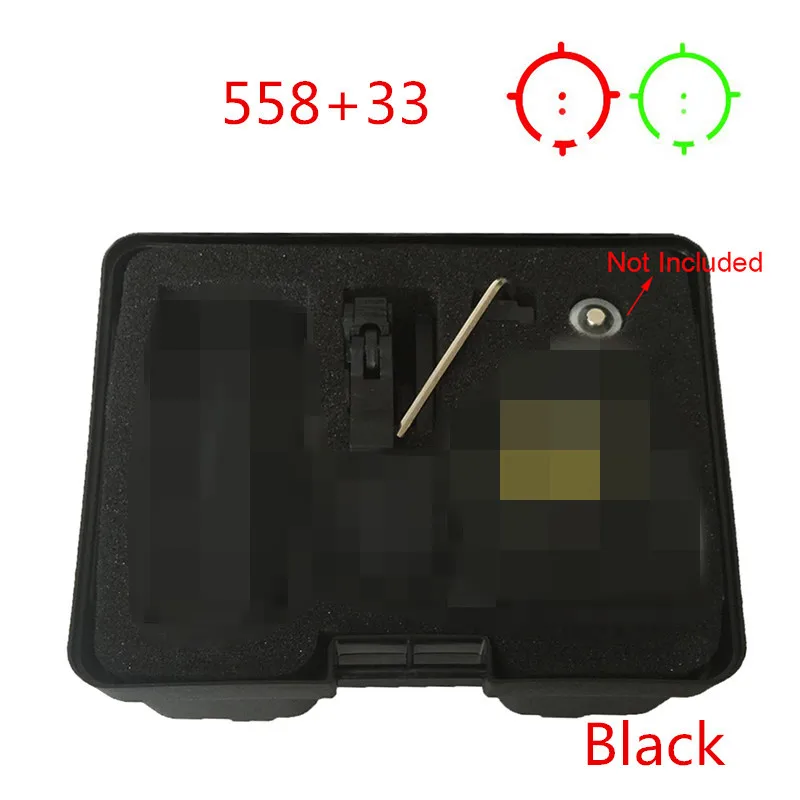 

558+33 Holographic Red Green Dot Sight Scope For 20mm Weaver Rail Mounts for Tactical Hunting Airsoft RL5-0043