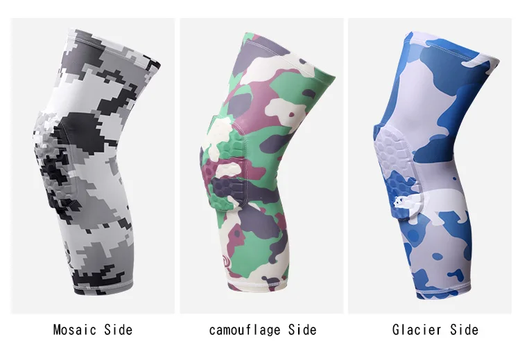 13Color Printing Professional Mountain climbing Iycra Crossfit Kneepad Basketball Spandex Basketball Knee Brace (14)