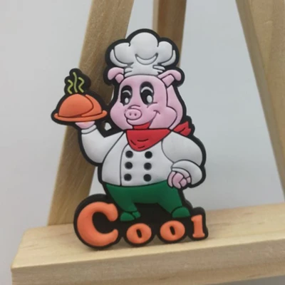 Мультиколор мультфильм 3D Зодиак Свинья магниты на холодильник рекламные подарки - Цвет: Зеленый
