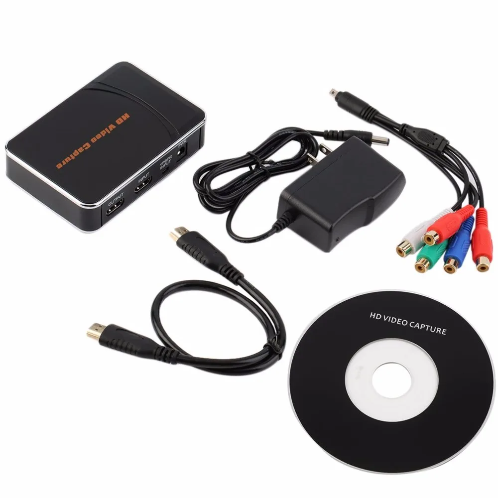 

HD Video Game Capture 1080P HD / YPbPr Recorder into USB Disk For XBOX One/360 PS3 PS4 DVD Player
