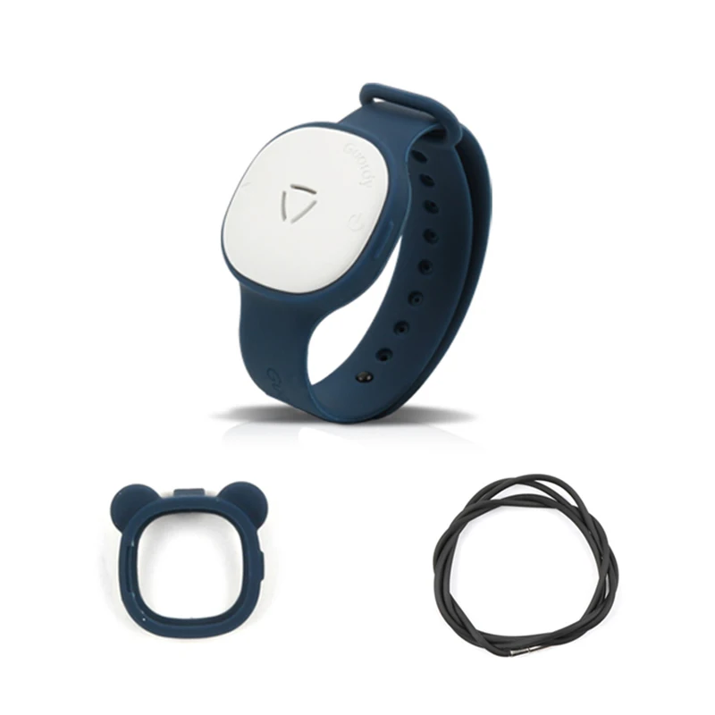 Ultrasonic Electronic Anti-mosquito Bracelet Children Silicone Mosquito Repellent Bracelet for Summer Indoor Outdoor