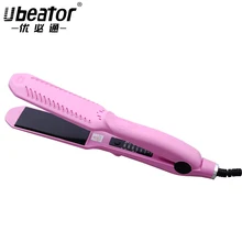 Профессиональный Выпрямитель для волос с широкими пластинами, кератиновые выпрямители, инструмент для укладки, титановый плоский утюжок, фиолетовый утюжок для волос