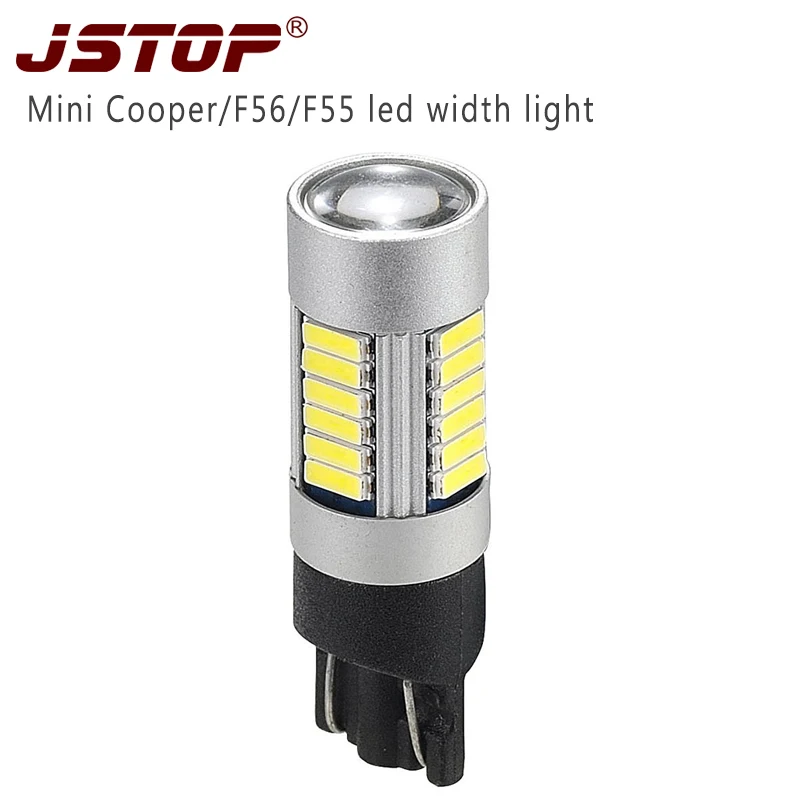 JSTOP Mini Cooper F56 F55 светодиодный фонарь для автомобиля w5w T10 внешние огни canbus 12V