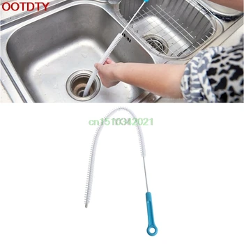 

Cleaning Brush Drain Unblocker Stick Cleaner Hair Remover Brush Tool Sink Kitchen Tool 71cm