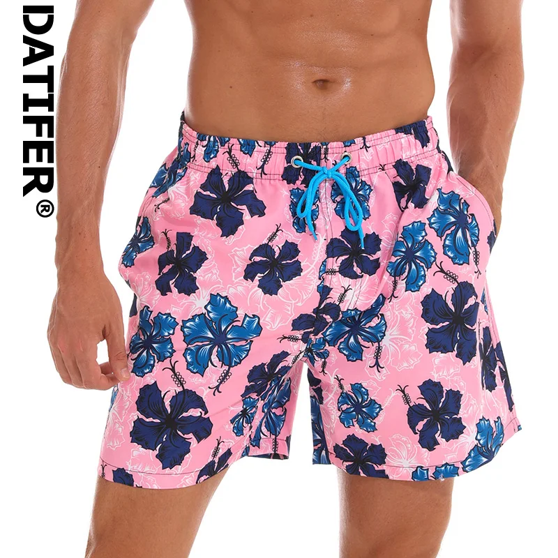DATIFER ES3W Quick Dry Man Board Shorts 2019 Plus Size XXXL Beach Wear