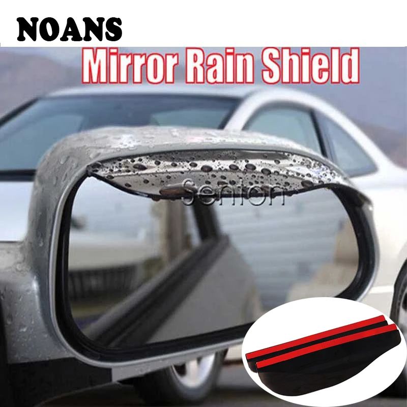 

2pcs PVC Car Rear view Mirror sticker rain eyebrow For Honda Accord 2003 2007 Fit Crv Toyota Yaris chr Avensis Camry 2018 Aygo