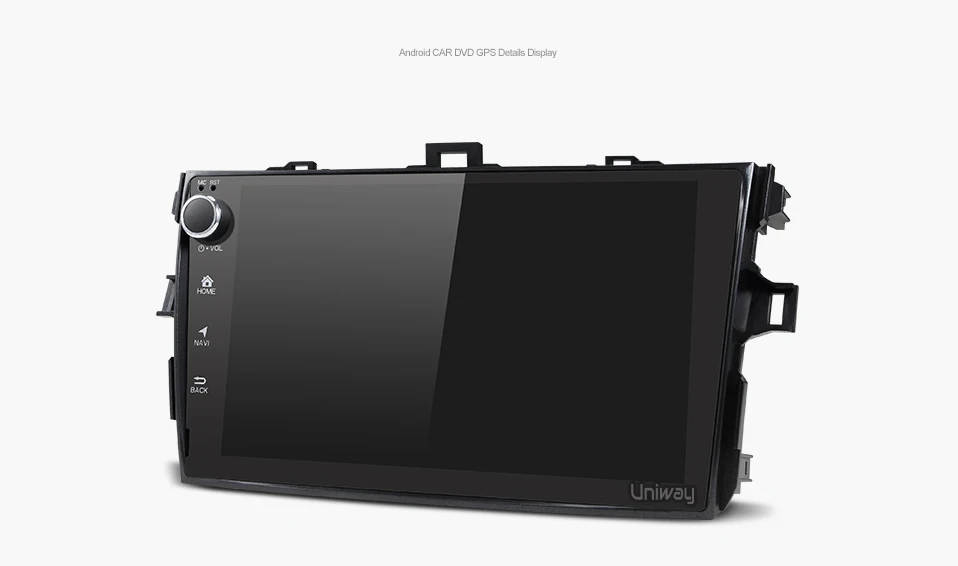 Cheap AKLL9071 uniway android 8.1 car dvd for toyota corolla 2008 2007 2009 2010 2011 2012 car radio gps player headunit navigation 16