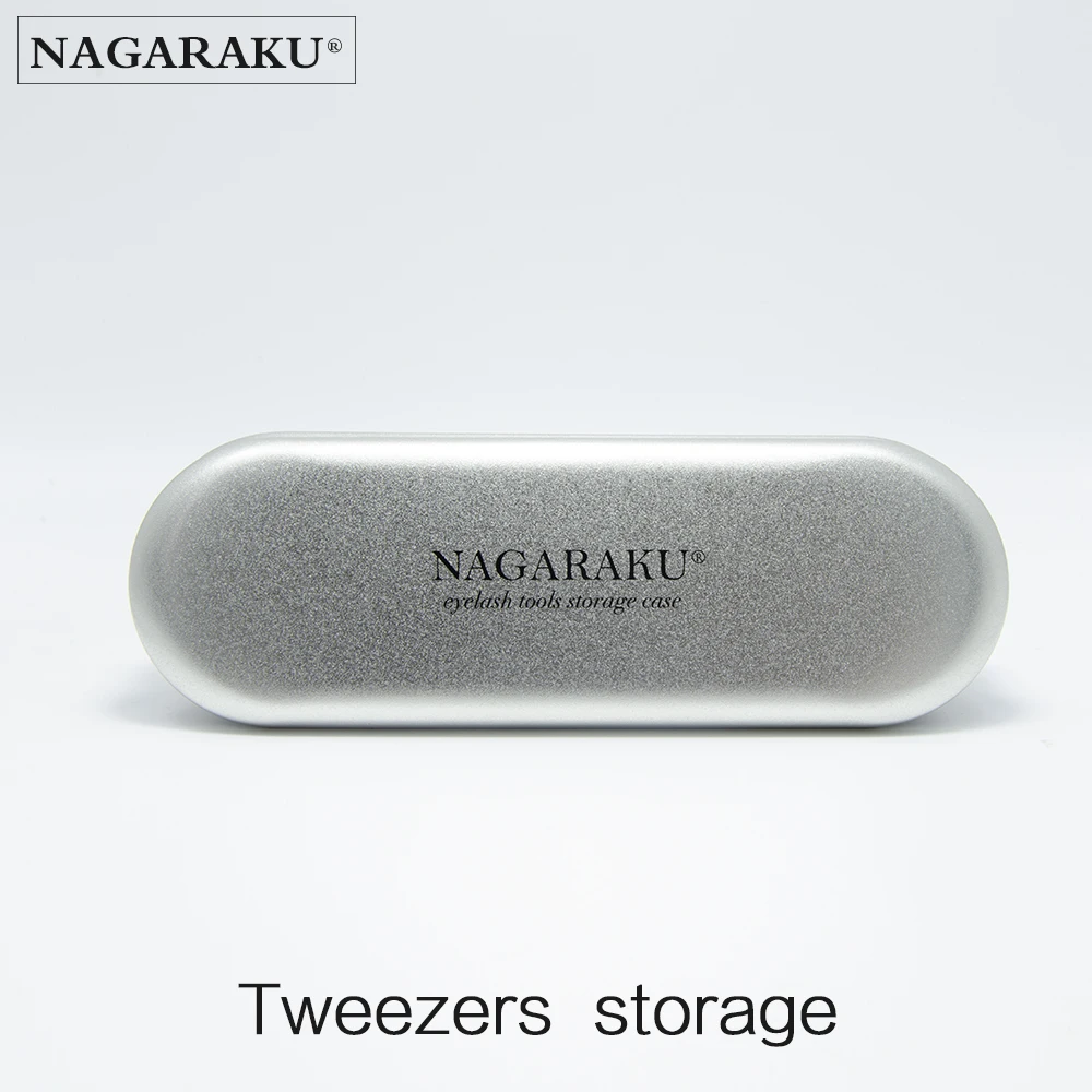 

NAGARAKU Professional storage for eyelash extension tweezers eyelash extension tools box for tweezers portable safe makeup tools