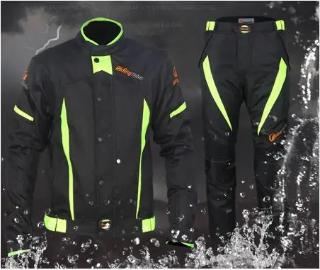 2017 en la tribu impermeable motocicleta chaquetas transpirable pantalones Motocross Motos Chaquetas chaqueta ropa de verano trajes de primavera