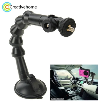 

Professional tripod For Gopro Xiaomi yi Accessories Goose Neck Bracket Car Holder Tripod Mount Adapter For Gopro Hero Camera