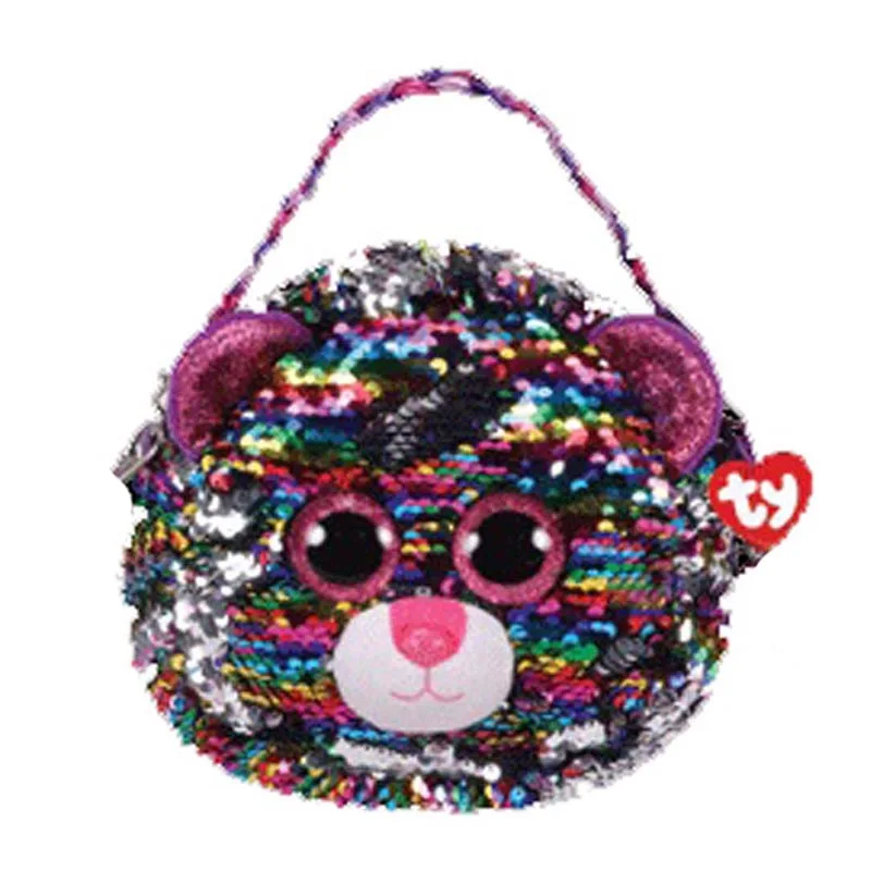 

Ty Gear Flippables Dotty The Leopard Sequin Purse Plush Toys 20cm Original Tag