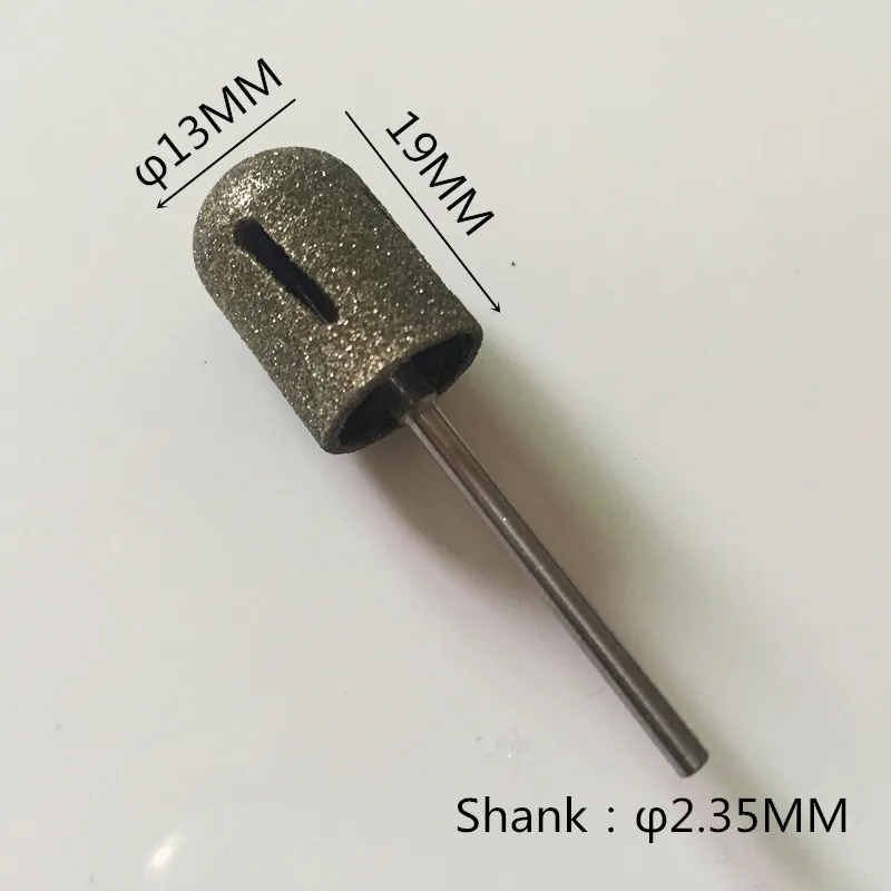

1PC Fine Diamond nail drill bit polishing cap Nail Art Tools Professional Electric Manicure Cutter Nail Files