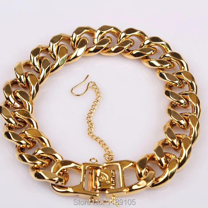 Heavy 80g Italian Real 18k 18ct Yellow Gold Filled Solid Curb Chain
