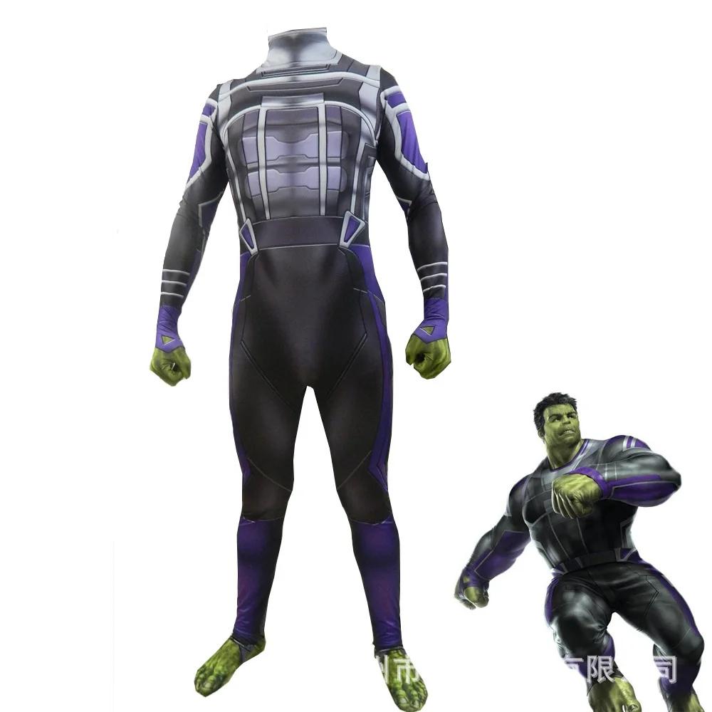 

Hulk Suit Zentai Bodysuit Avengers Endgame Cosplay Costume Jumpsuit Rompers Adult