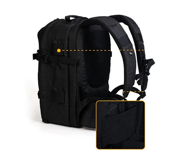 Стимулирования продаж Lowepro Pro Runner 350 AW Сумка Камера сумку, все упаковывается 15,4 ноутбук с любую погоду дождевик