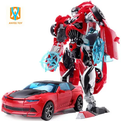 Newest styles Transformation Robot Car Toys Classic Toys Anime action figures Toys Deformation Robot Toys for birthday gift