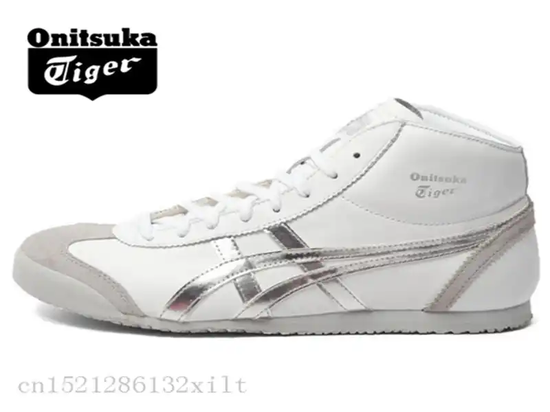 onitsuka tiger mexico 66 white silver